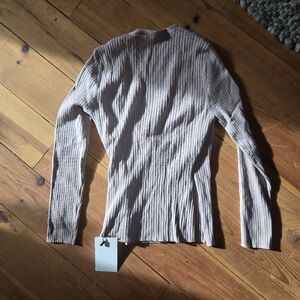 MOTF Ribbed Long Sleeve Top - Cream